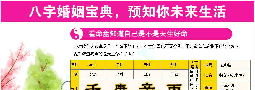 八字排盘命理八字测算_古方夫妻八字婚配_夫妻八字婚配测算