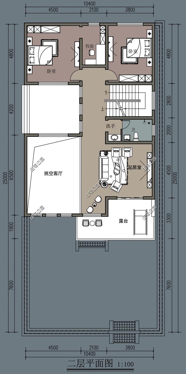 11米面宽怎么建中式？现代露台和传统马头墙诠释新农村小院