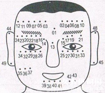 面相痣图解男人面相痣图解