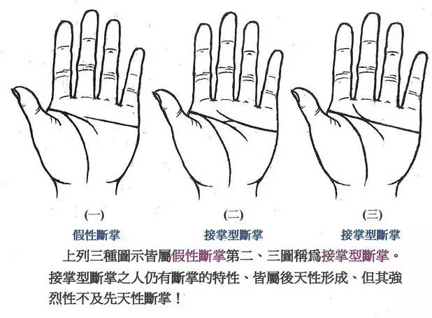 手相图解大全断手掌,断掌纹手相图有哪几种