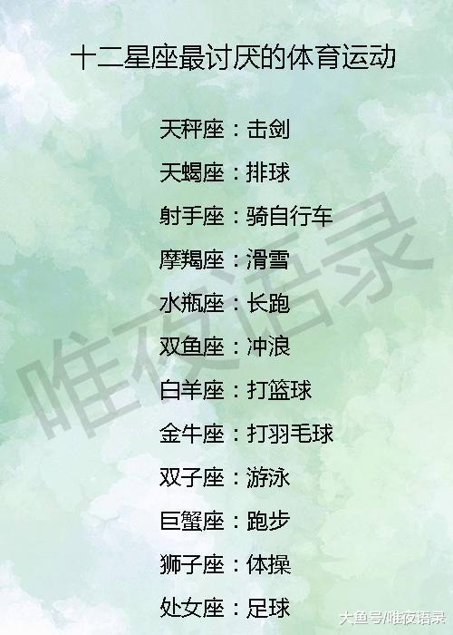 12星座女排行榜