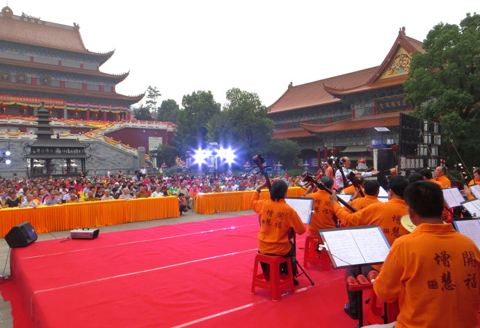 圆月梵音——合肥开福寺中秋祈福音乐会